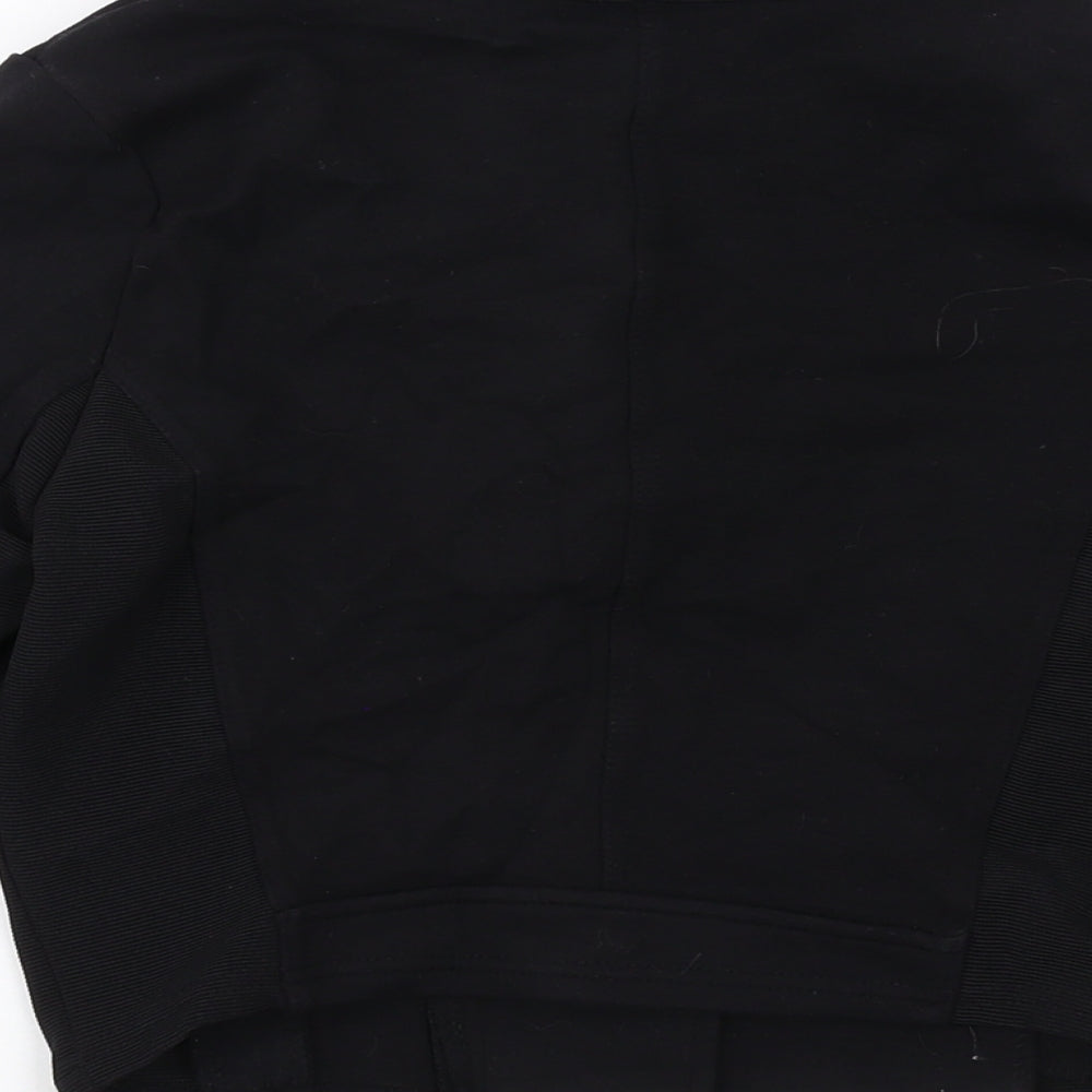 H&M Womens Black Jacket Size S Zip