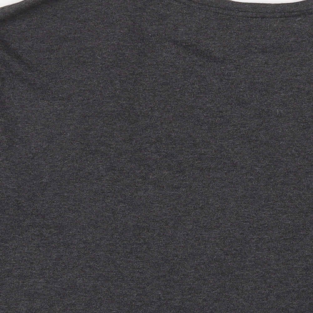 Pull&Bear Womens Grey Cotton Pullover Sweatshirt Size M Pullover
