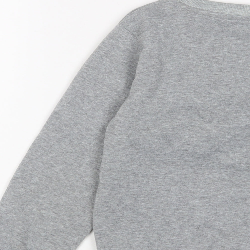 Keyiqi Boys Grey Cotton Pullover Sweatshirt Size 6 Years Pullover