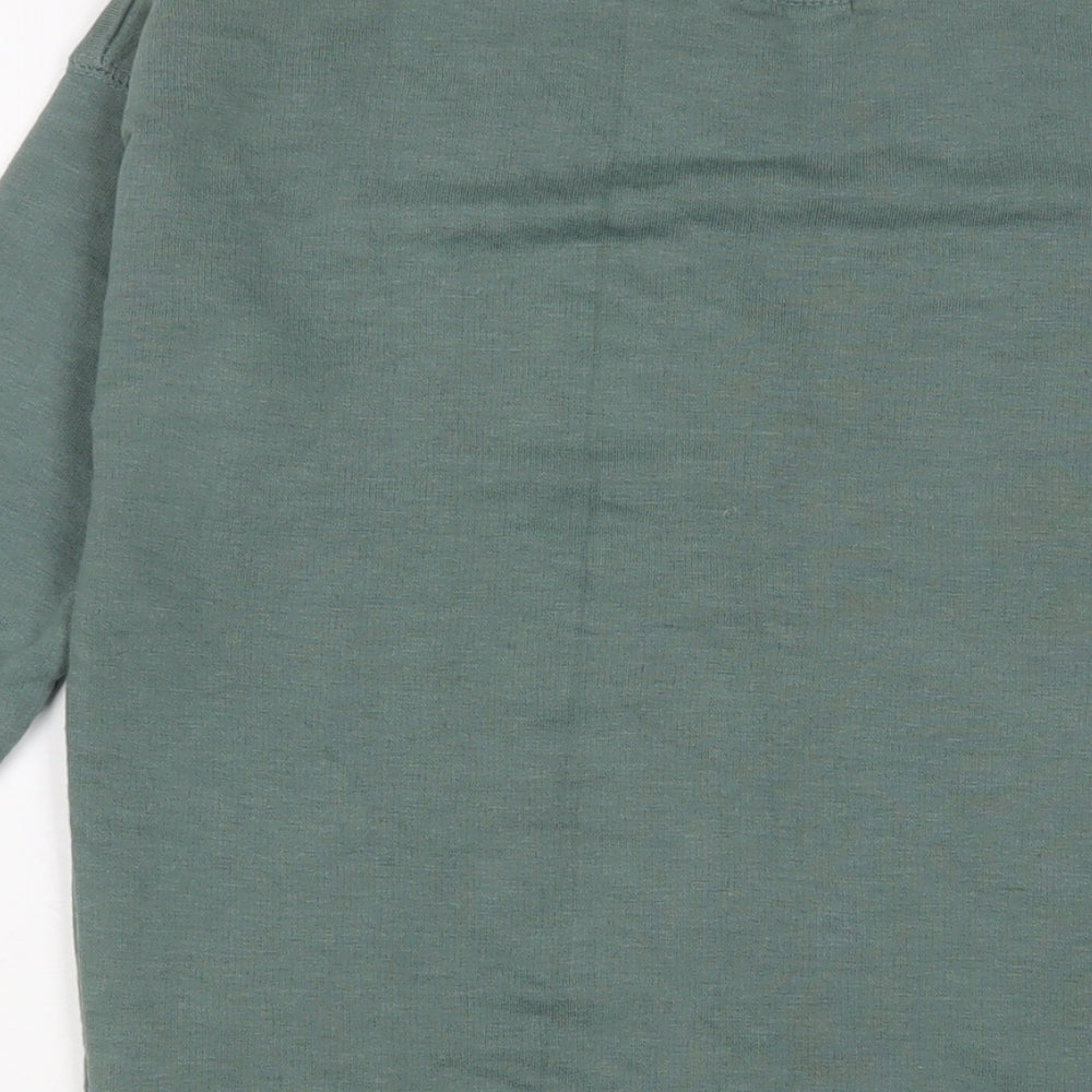 Pull&Bear Womens Green Cotton Pullover Sweatshirt Size S Pullover - London