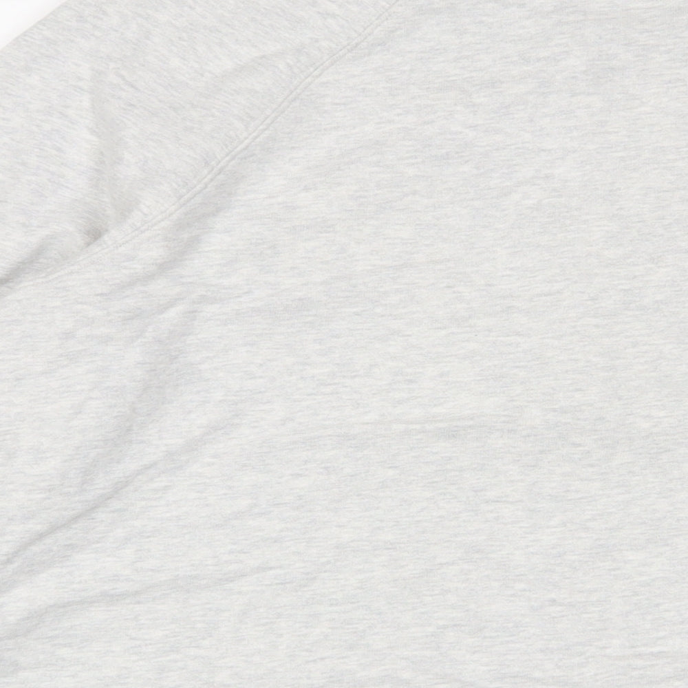 Marks & Spencer Womens Grey Cotton Pullover Sweatshirt Size M Pullover - Embroidered