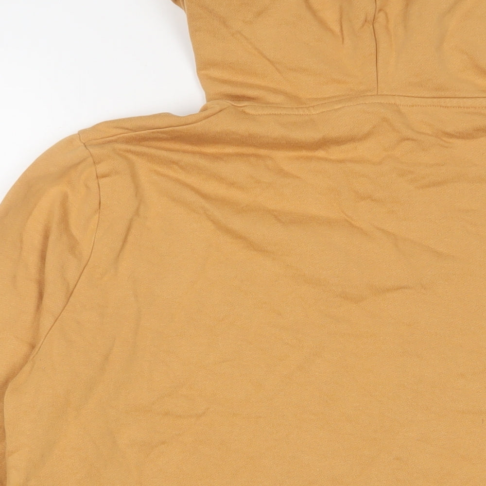 ASOS Mens Brown Cotton Pullover Hoodie Size M