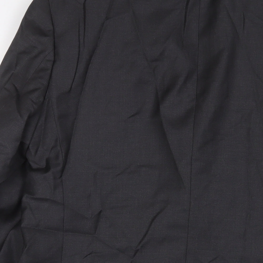 Lanificio Mens Grey Wool Jacket Suit Jacket Size 38 Regular