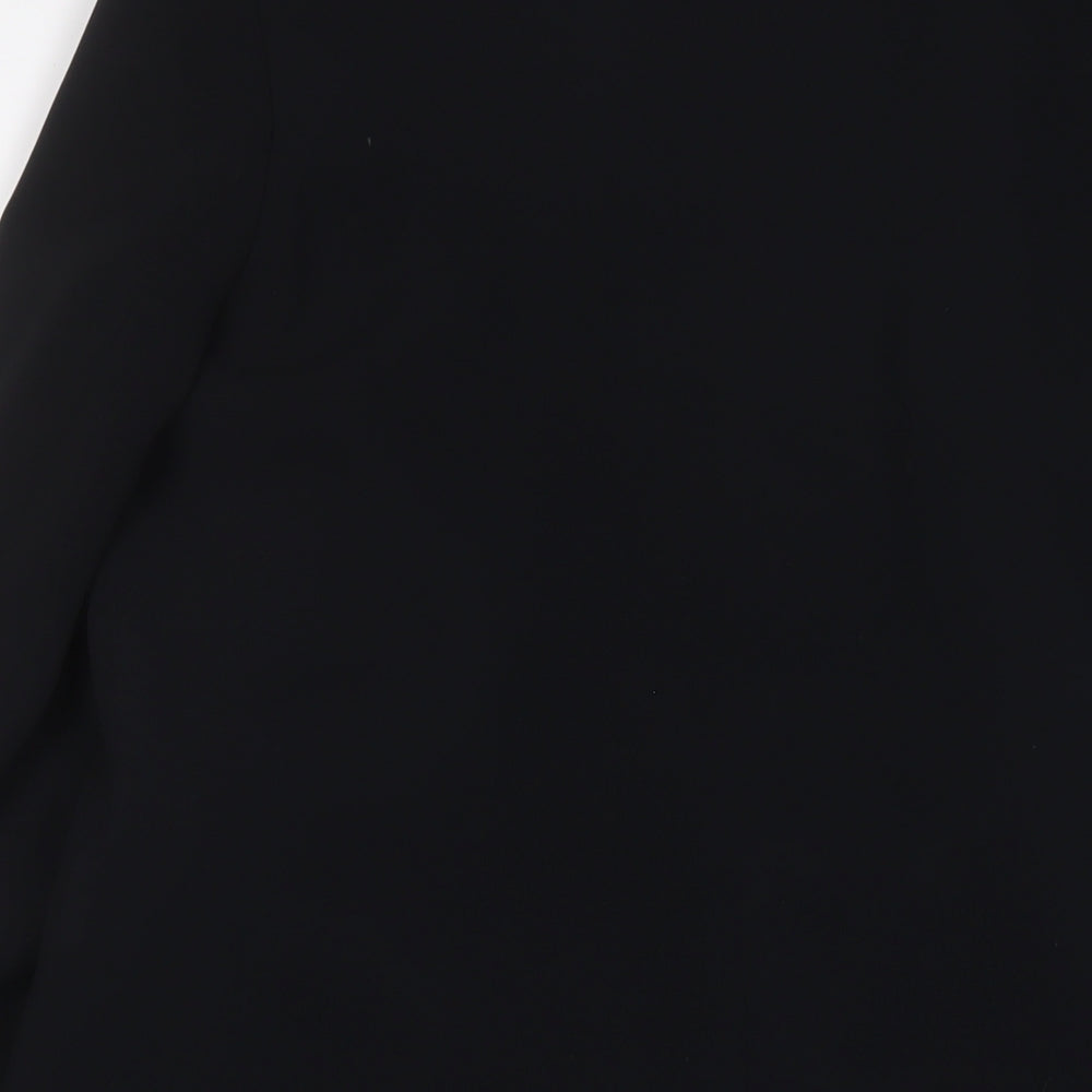 Marks & Spencer Womens Black Jacket Blazer Size 12 Button