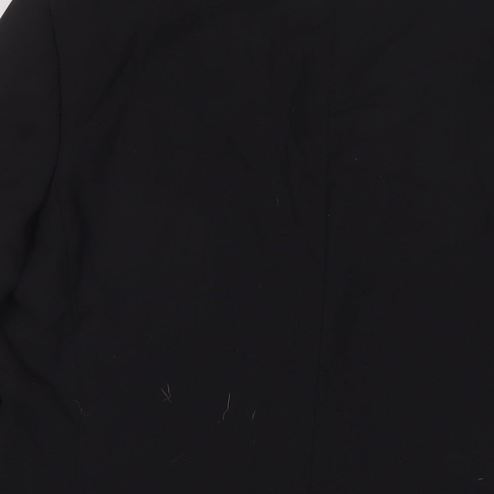 John Lewis Mens Black Wool Jacket Suit Jacket Size 40 Regular