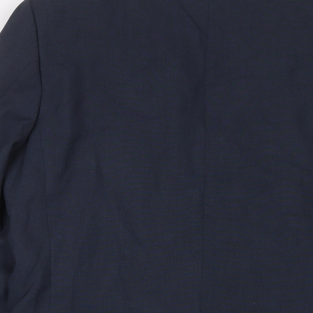 Skopes Mens Blue Polyester Jacket Suit Jacket Size 38 Regular