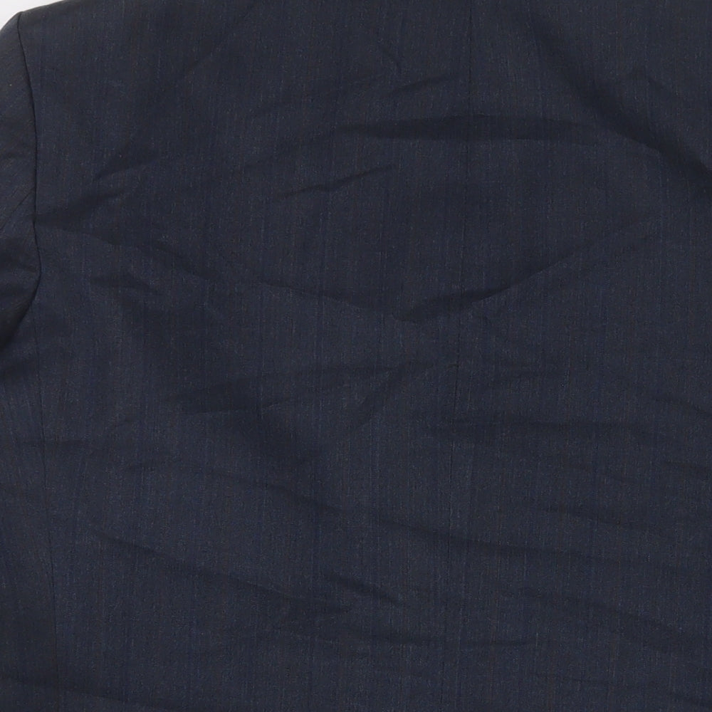 C&A Mens Blue Wool Jacket Suit Jacket Size 40 Regular