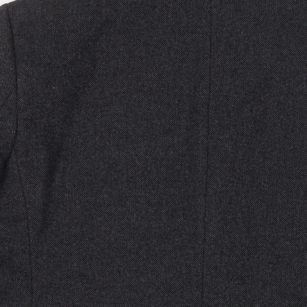 Marks & Spencer Mens Grey Wool Jacket Suit Jacket Size 44 Regular