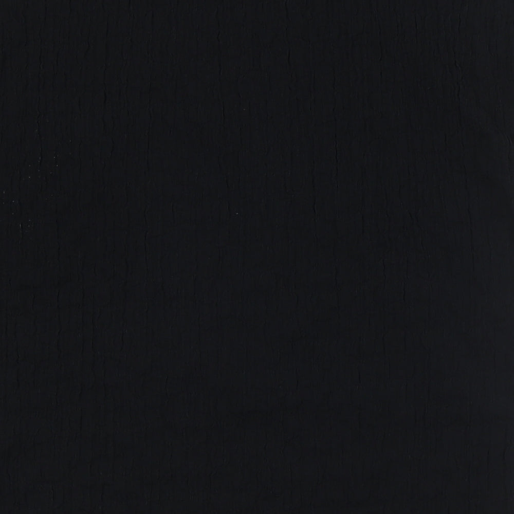 Marks & Spencer Womens Black Polyester Basic Button-Up Size 16 Round Neck