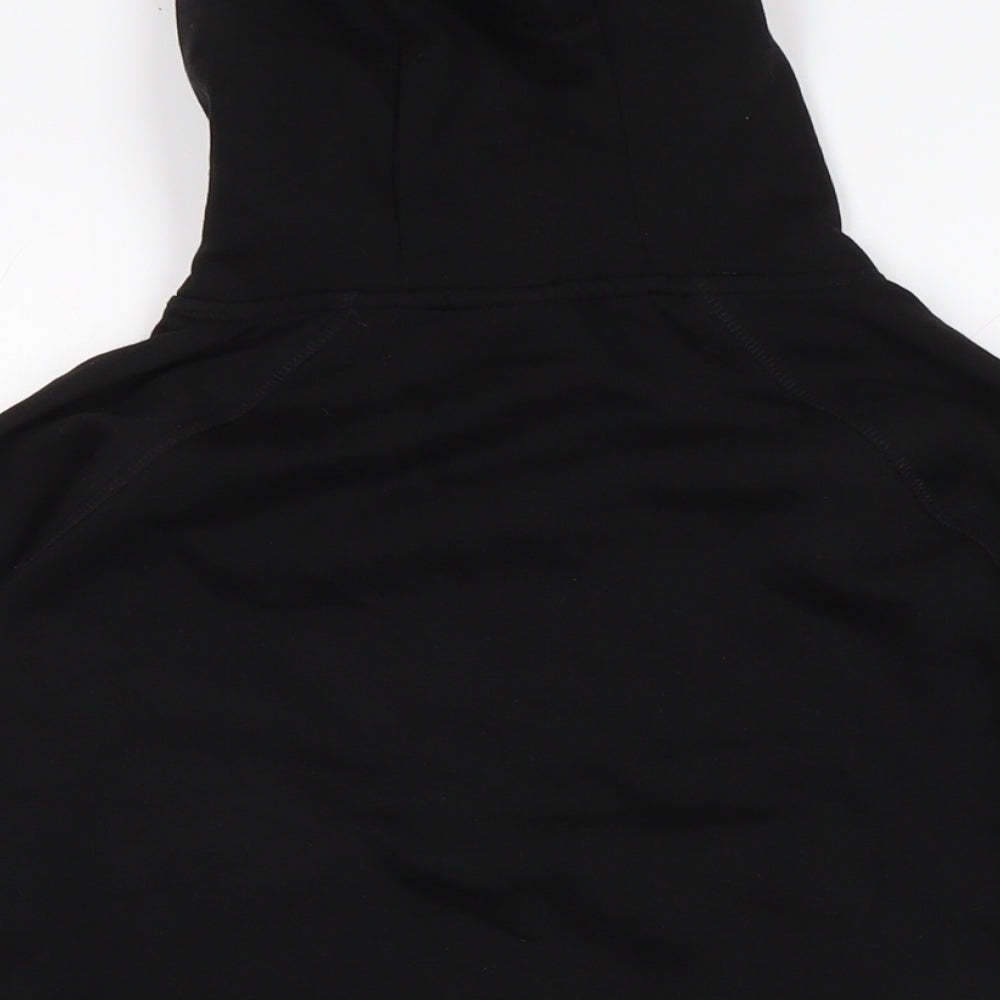 north eagle Womens Black Cotton Pullover Hoodie Size XS