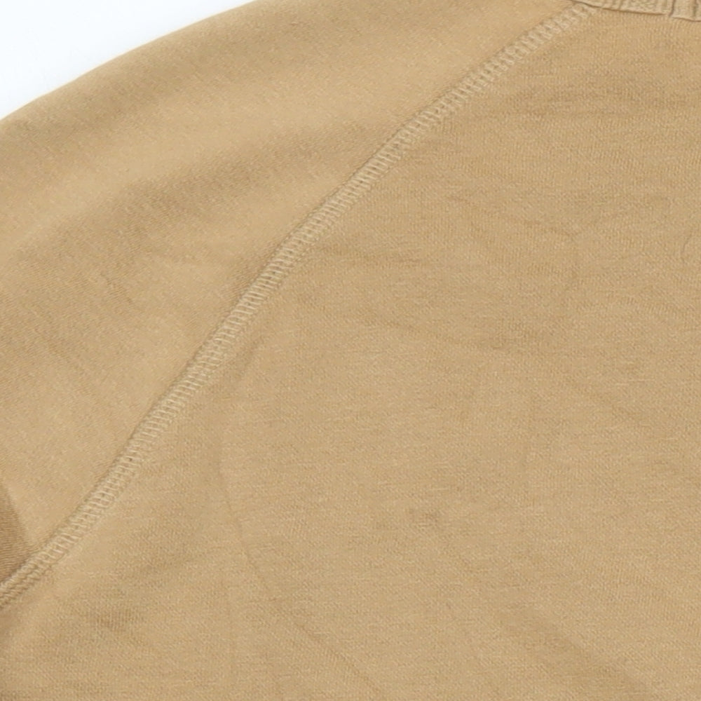 H&M Womens Brown Cotton Pullover Sweatshirt Size S