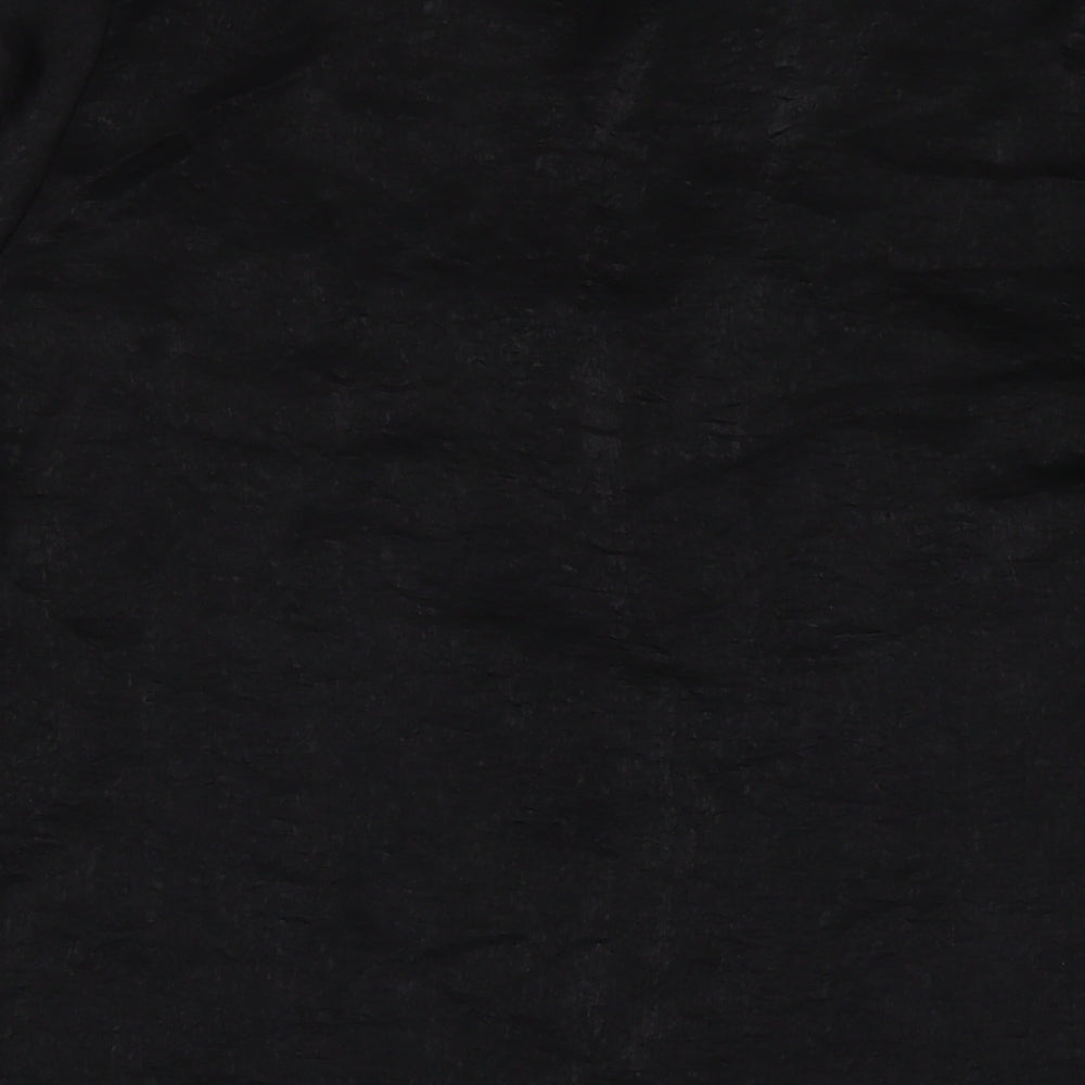 Roman Womens Black Polyester Tunic Blouse Size 16 V-Neck