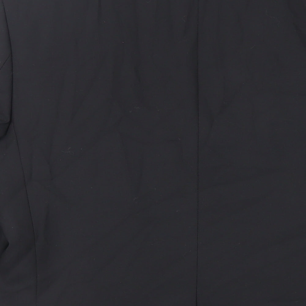 NEXT Mens Black Polyester Jacket Suit Jacket Size 36 Regular