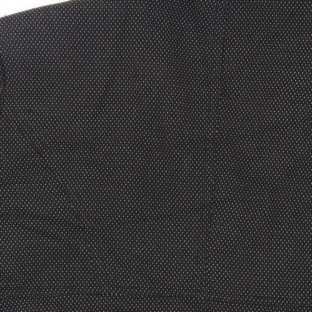 Alex & Co Womens Black Polka Dot Jacket Blazer Size 16 Button