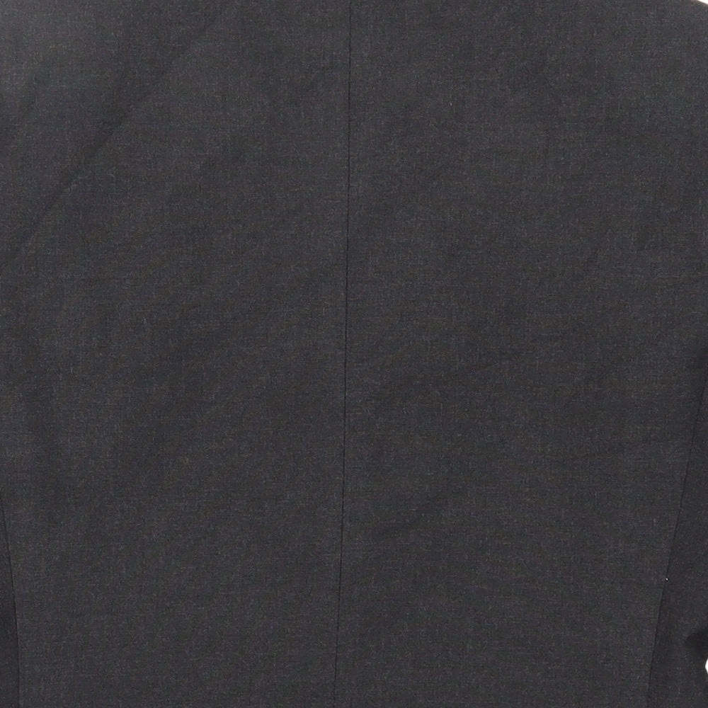 NEXT Mens Grey Polyester Jacket Suit Jacket Size 36 Regular