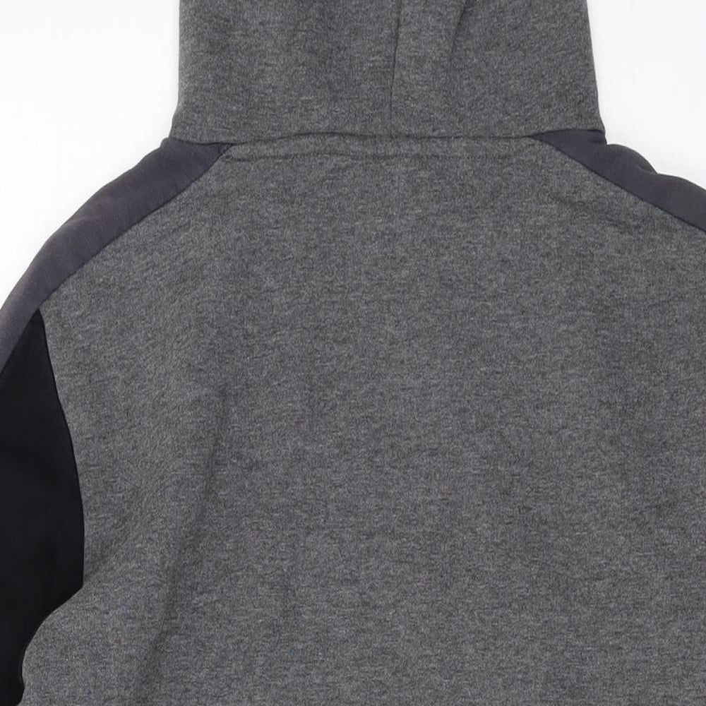 Closure Mens Grey Cotton Pullover Hoodie Size XS