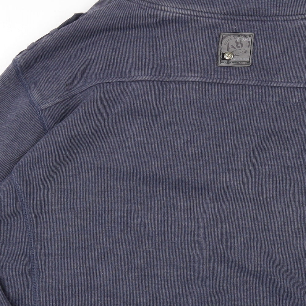 NEXT Mens Blue Cotton Pullover Sweatshirt Size XL
