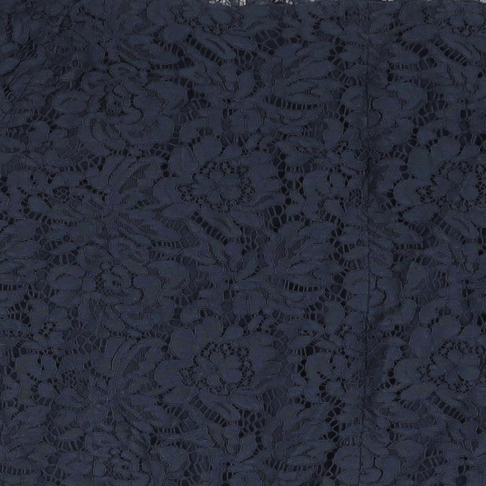 HEINE Womens Blue Polyester Basic Blouse Size 22 Boat Neck