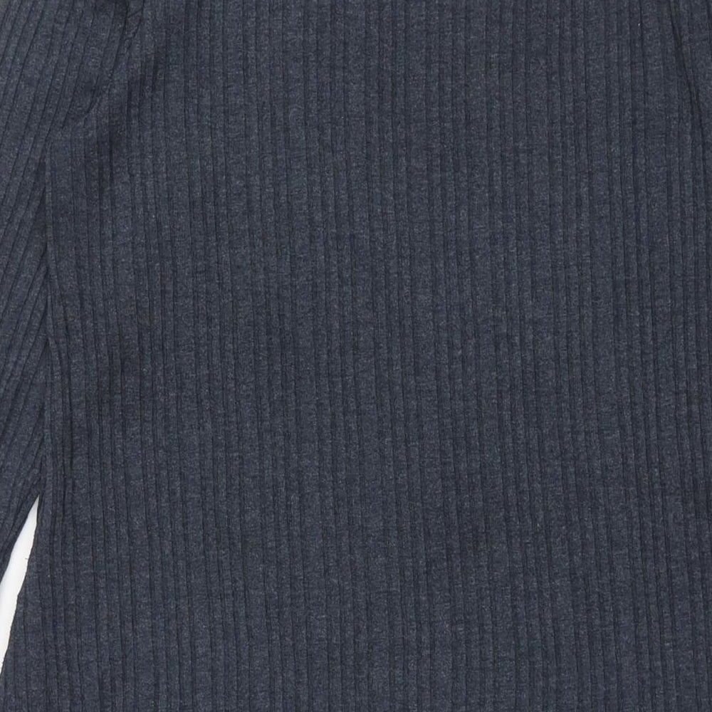 Marks & Spencer Womens Blue Polyester Shift Size 12 Round Neck Pullover
