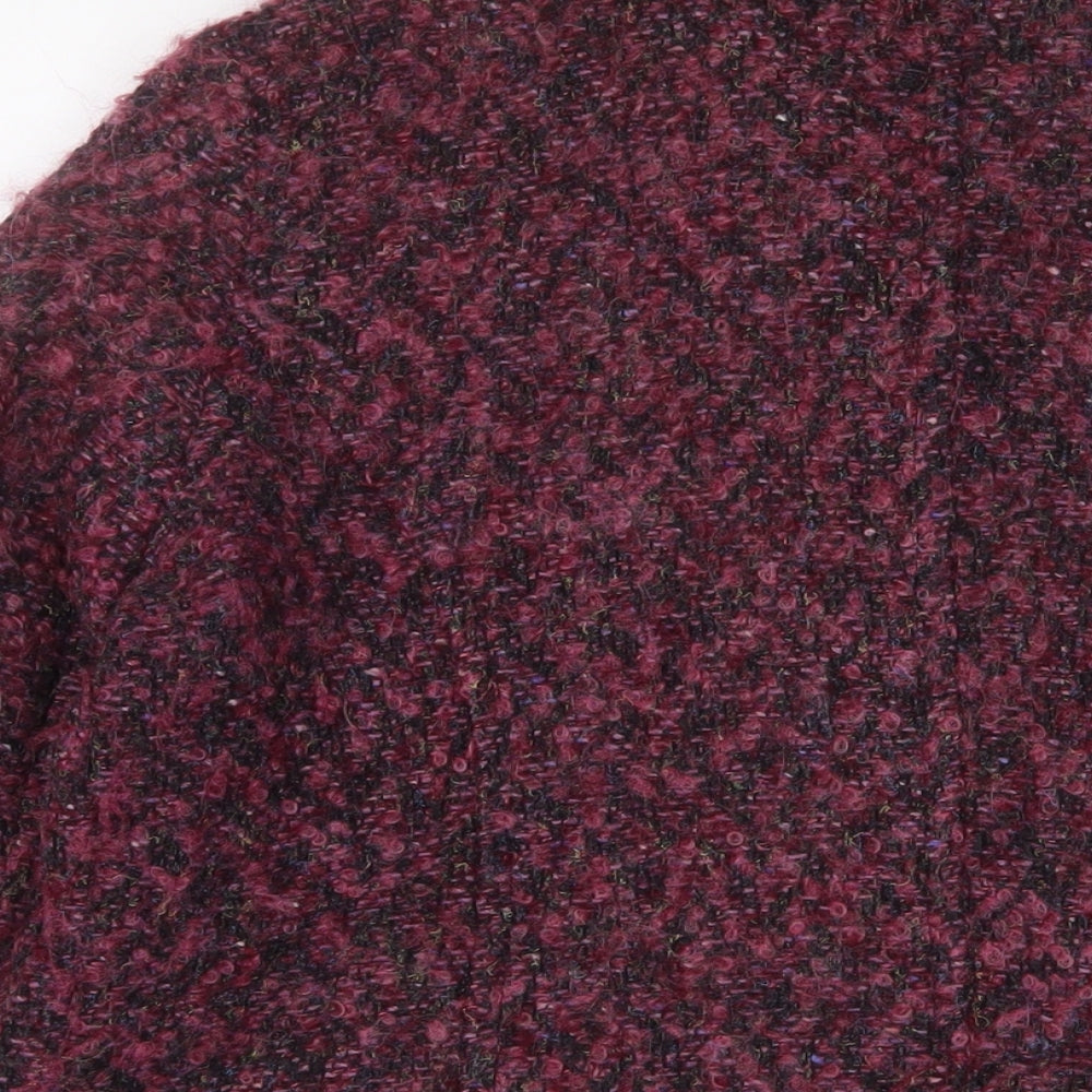 Peter James Womens Pink Jacket Size L Button