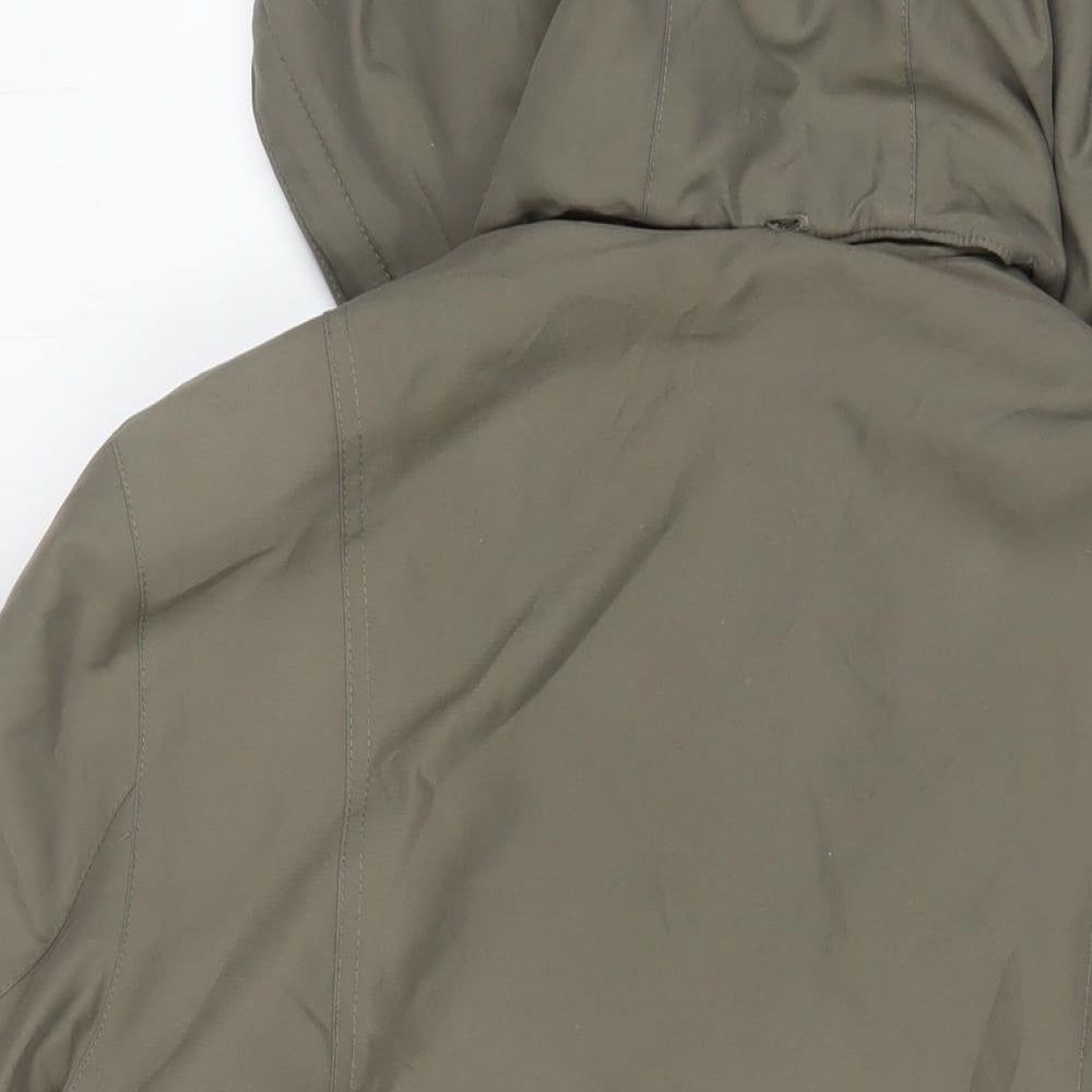 Bonmarché Womens Green Jacket Coat Size 20 Zip