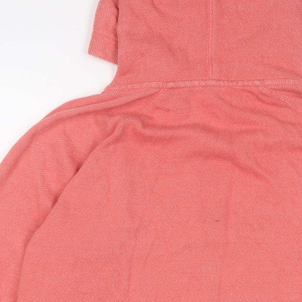 Gap Mens Orange Cotton Full Zip Hoodie Size M