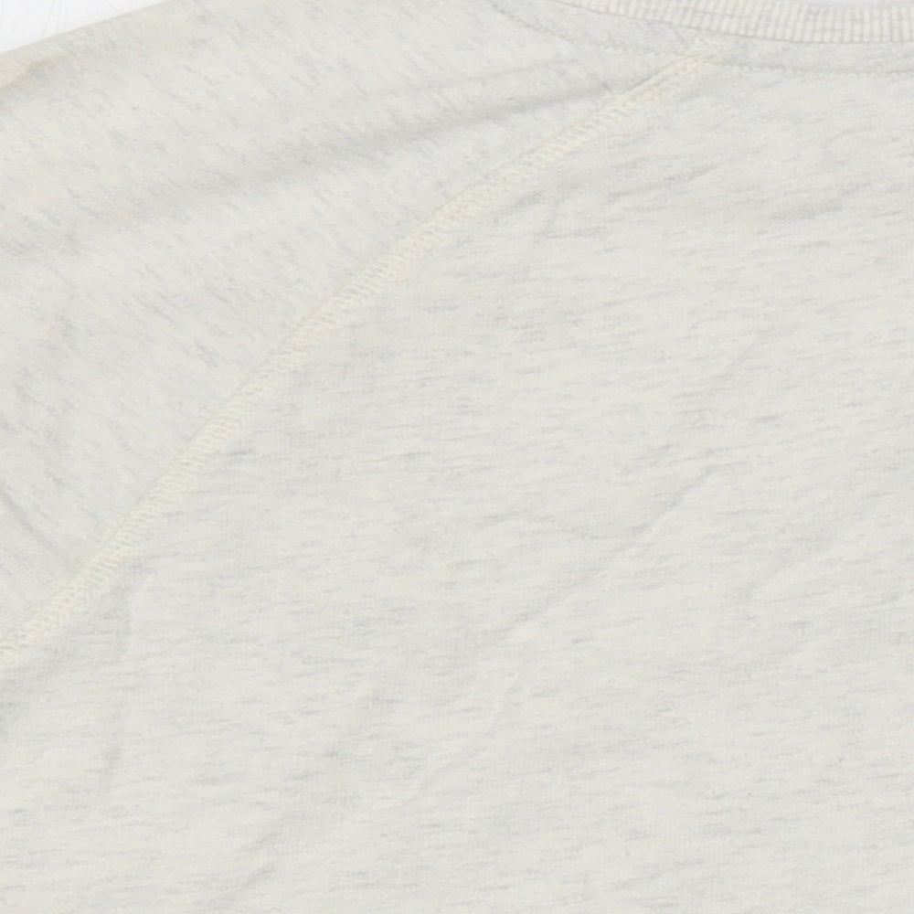 Marks & Spencer Womens Grey Cotton Pullover Sweatshirt Size 10
