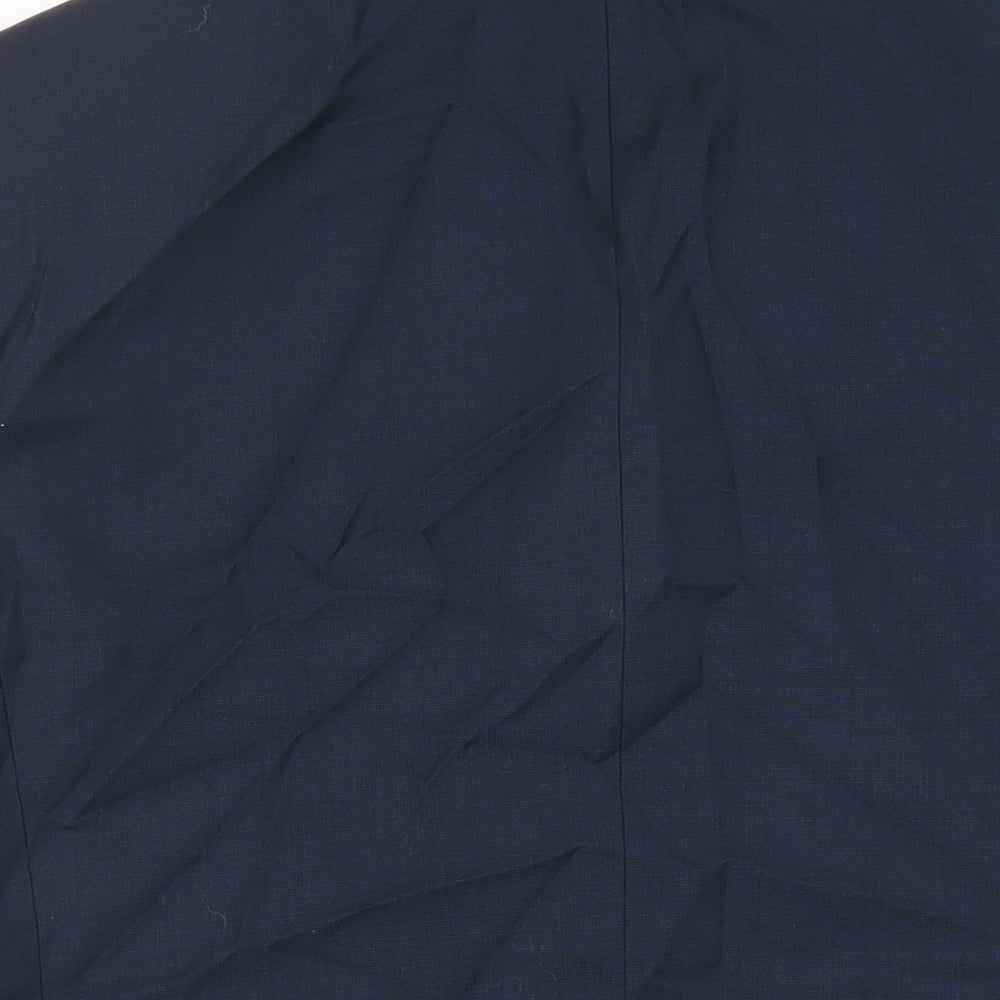 Marks & Spencer Mens Blue Wool Jacket Suit Jacket Size 44 Regular