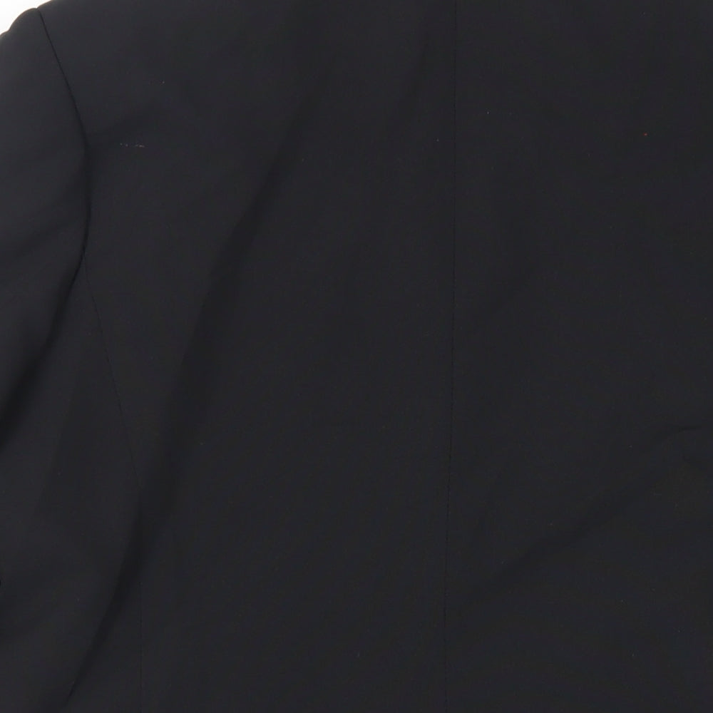 Classics Woman Womens Black Jacket Blazer Size 12 Button