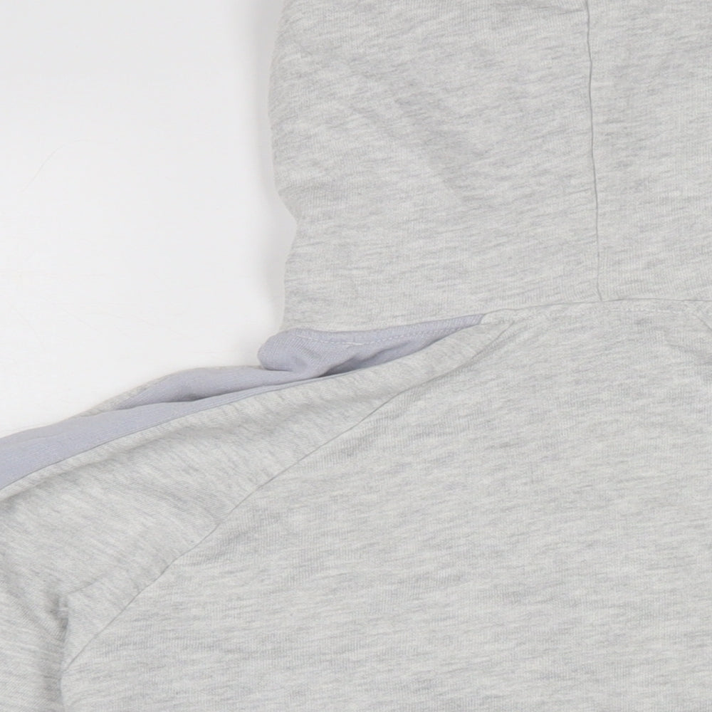 Pull&Bear Womens Grey Cotton Pullover Hoodie Size M