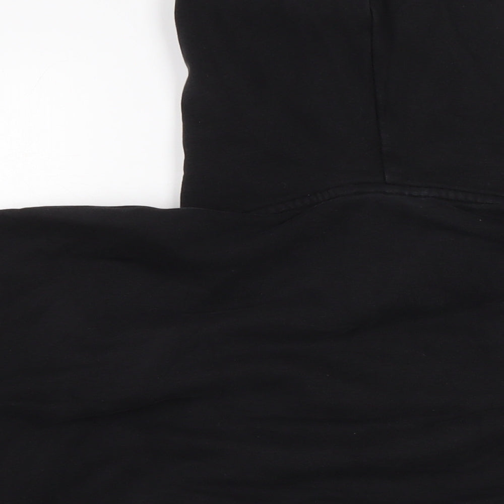 Weekend Womens Black Cotton Pullover Hoodie Size S