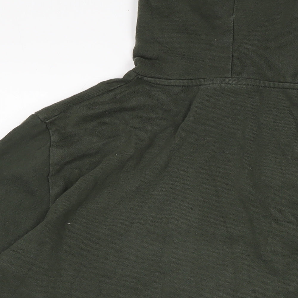 ASOS Mens Green Cotton Pullover Hoodie Size M