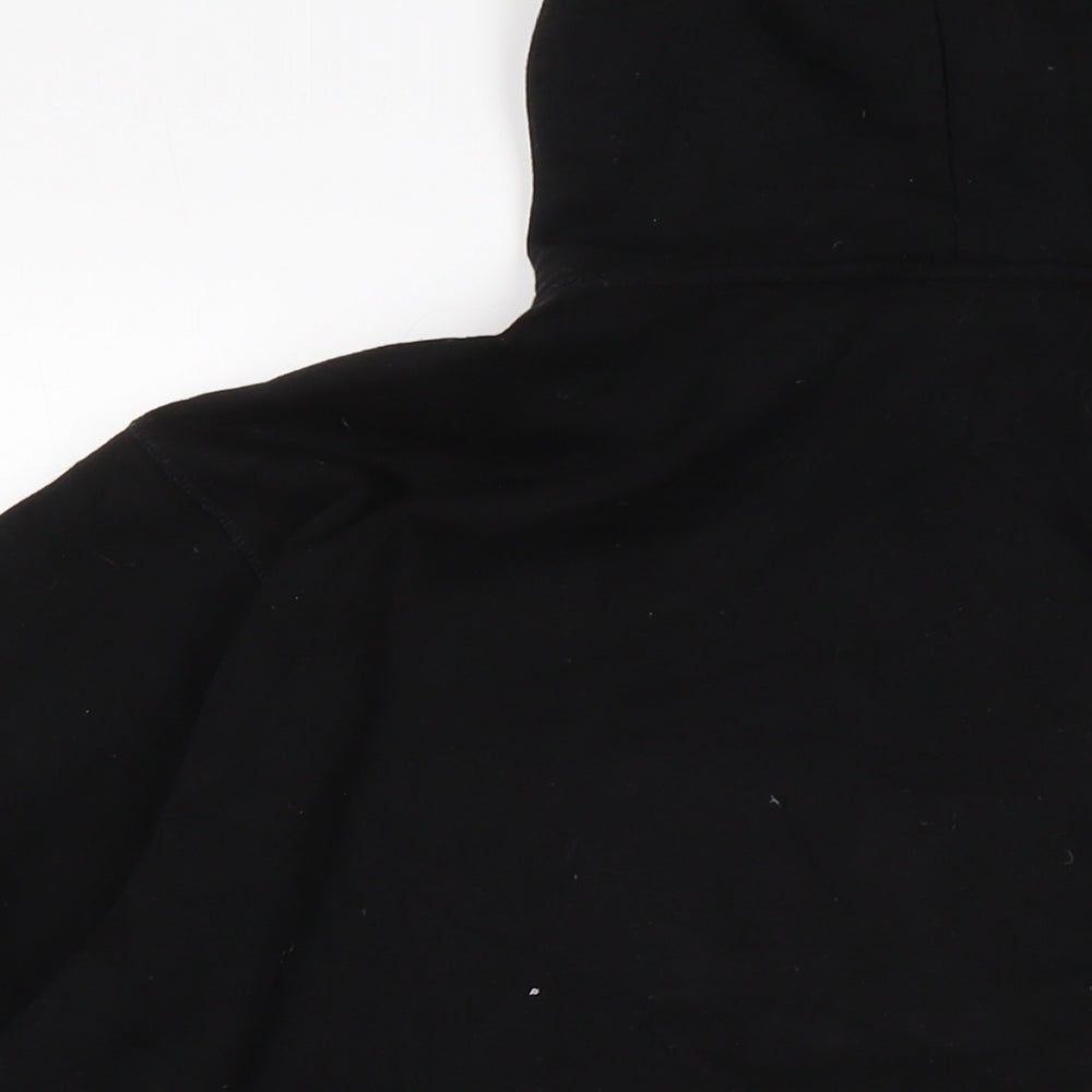Atmosphere Mens Black Cotton Pullover Hoodie Size M