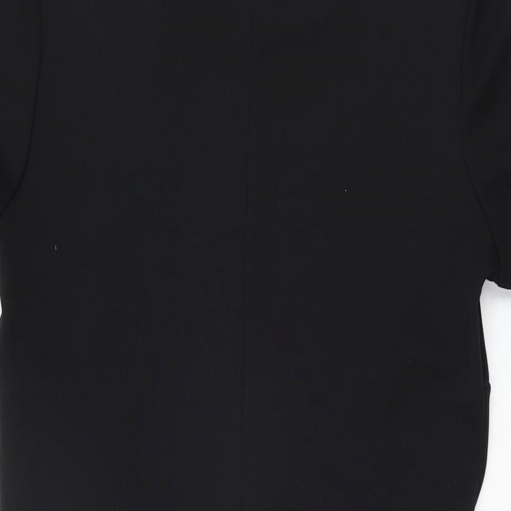 Kaleidoscope Womens Black Polyester Bodycon Size 10 Round Neck Pullover