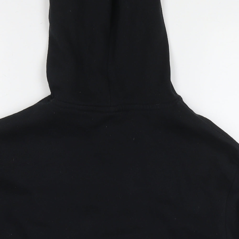 ASOS Womens Black Cotton Pullover Sweatshirt Size 8 Pullover