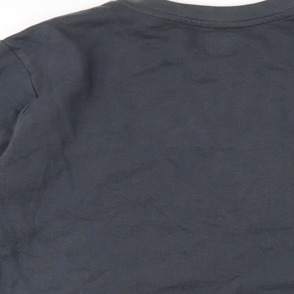 River Island Mens Grey Cotton Pullover Sweatshirt Size S