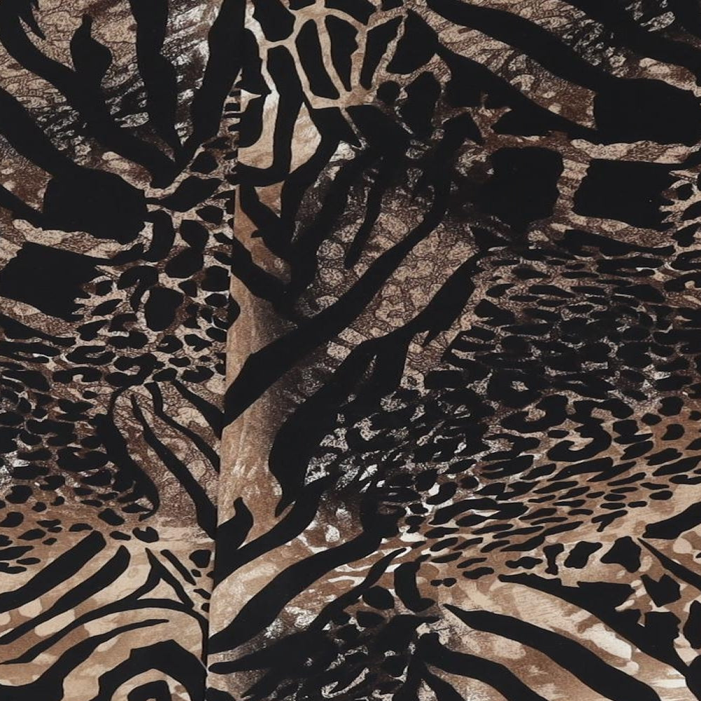 Anna Rose Womens Brown Animal Print Polyester A-Line Skirt Size 20