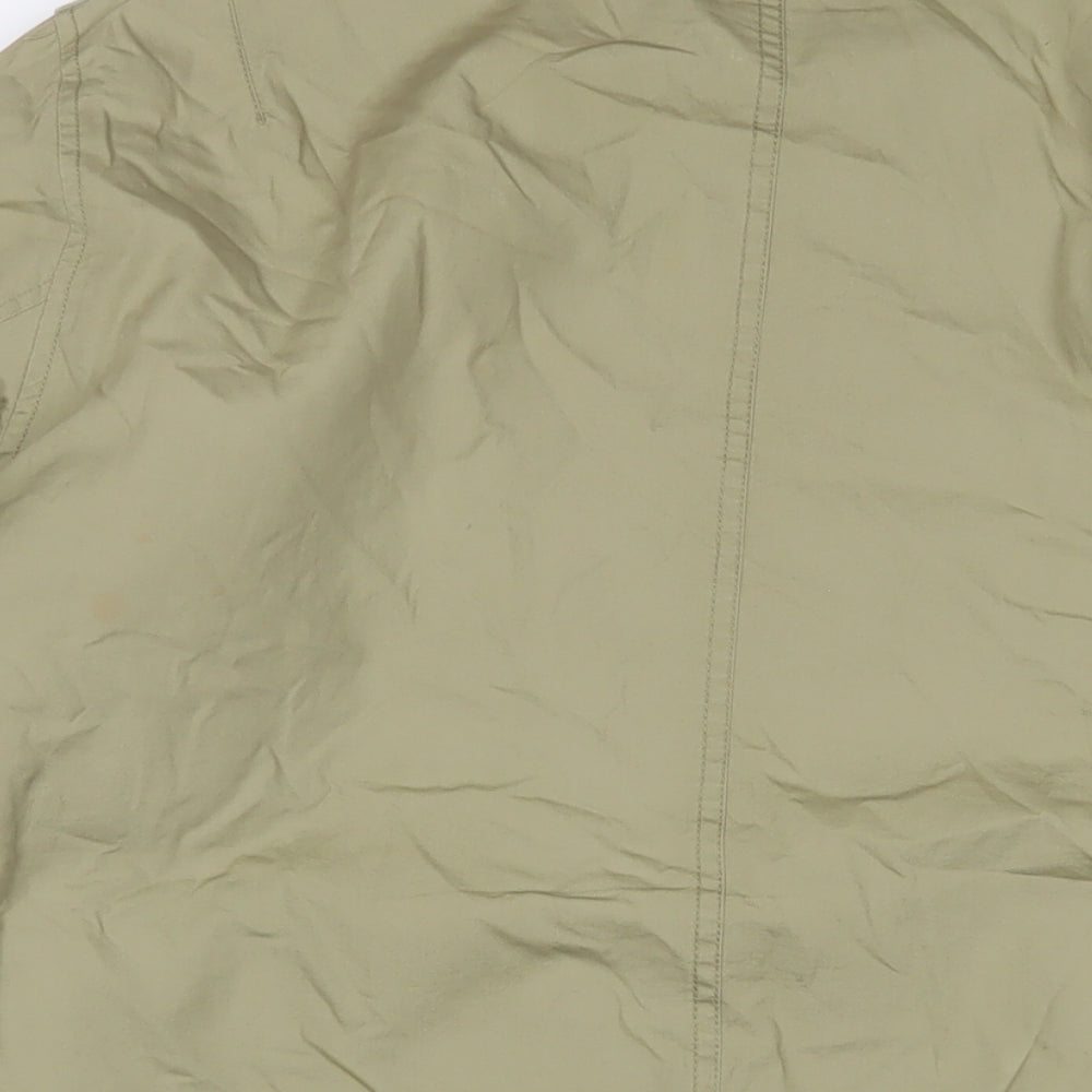 Topman Mens Green Bomber Jacket Jacket Size M Zip