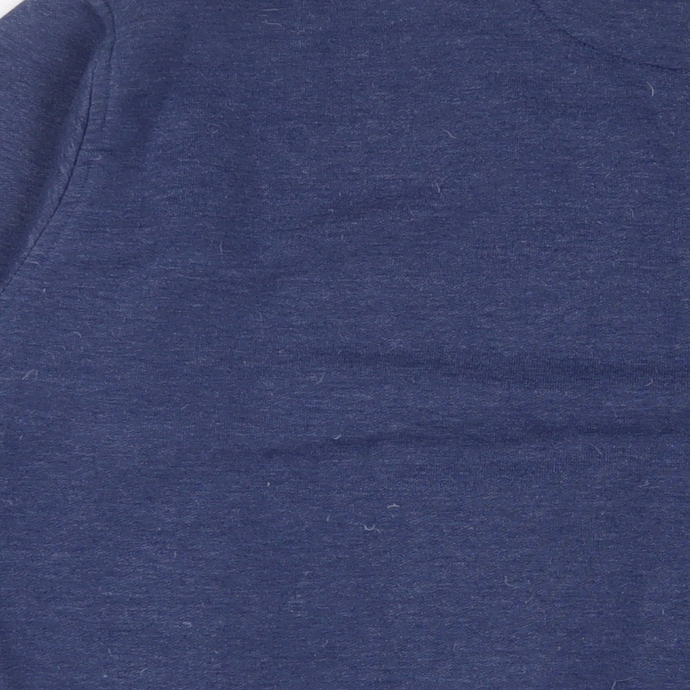 EWM Mens Blue Cotton Pullover Sweatshirt Size M