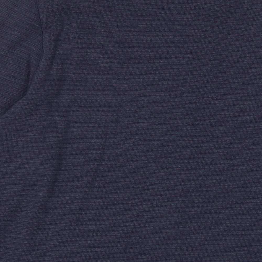 BHS Mens Blue Polyester Pullover Sweatshirt Size L