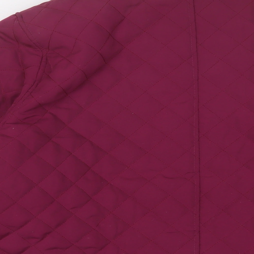Dales Womens Purple Jacket Size 18 Button