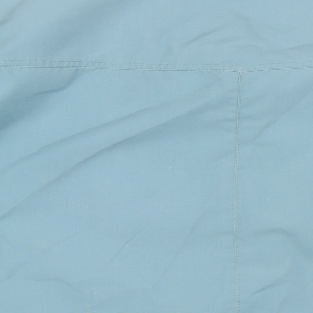 David Barry Womens Blue Jacket Size 16 Button