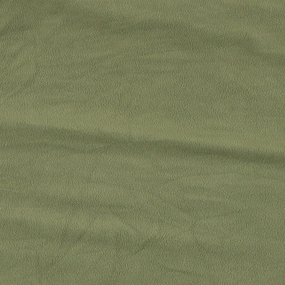 Marks & Spencer Mens Green V-Neck Polyester Pullover Jumper Size M Long Sleeve