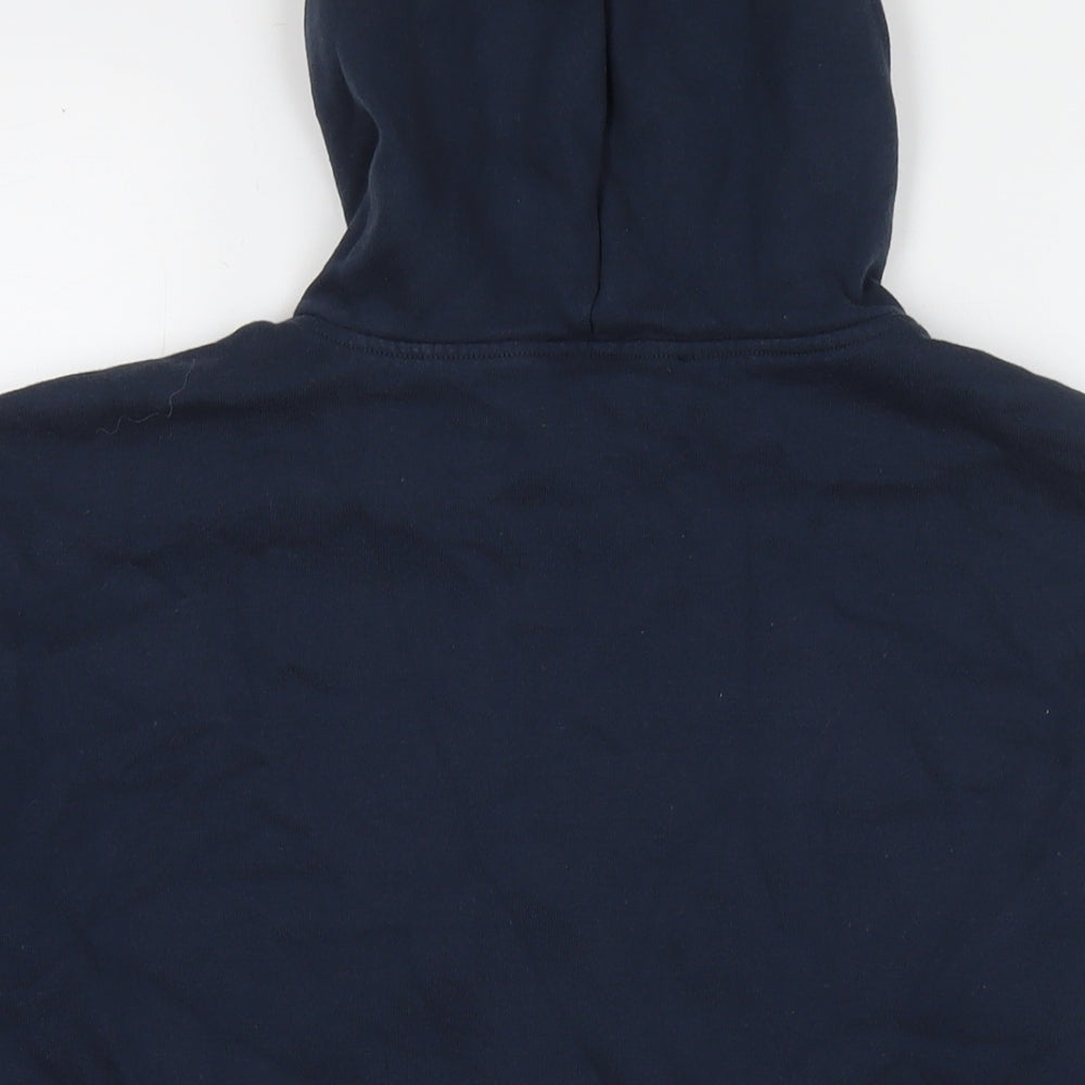 New Look Womens Blue Cotton Pullover Sweatshirt Size M Pullover