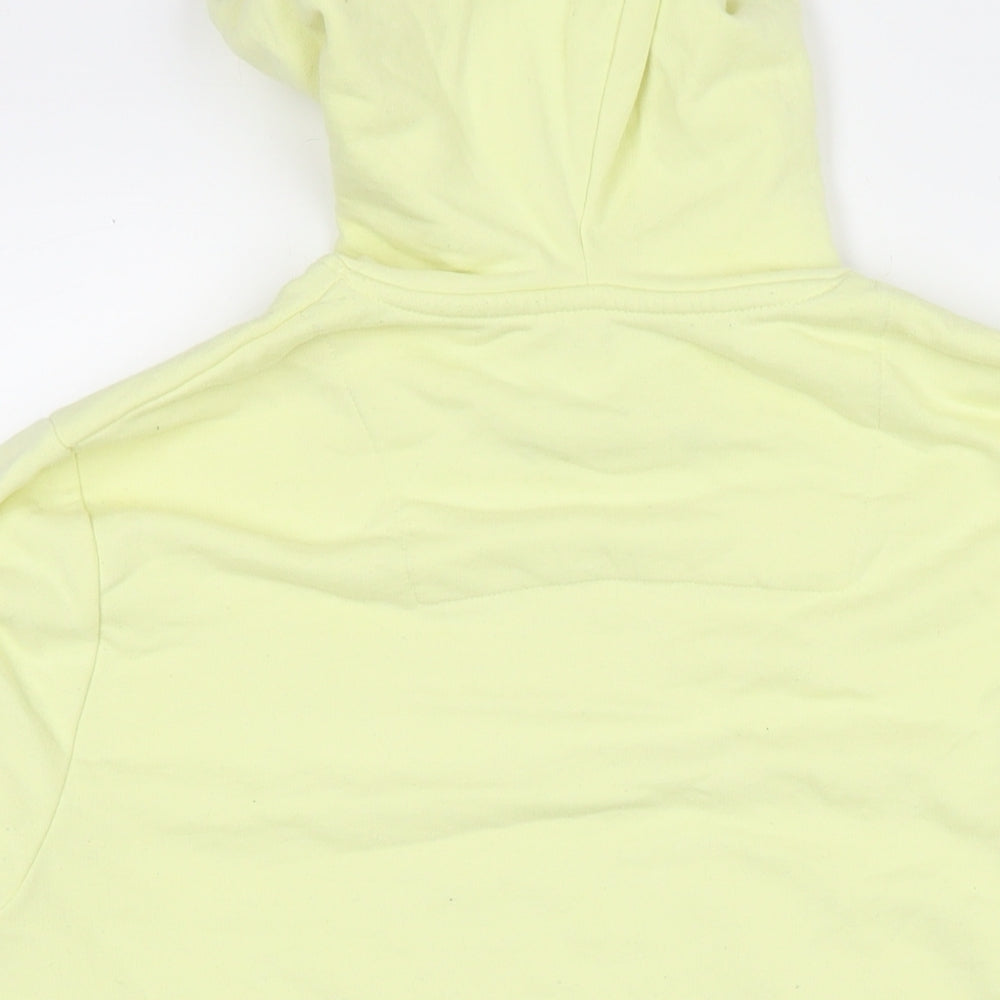 Indicore Mens Yellow Cotton Pullover Sweatshirt Size L
