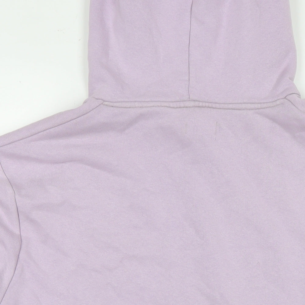 Boohoo Mens Purple Cotton Pullover Hoodie Size 2XL - Logo