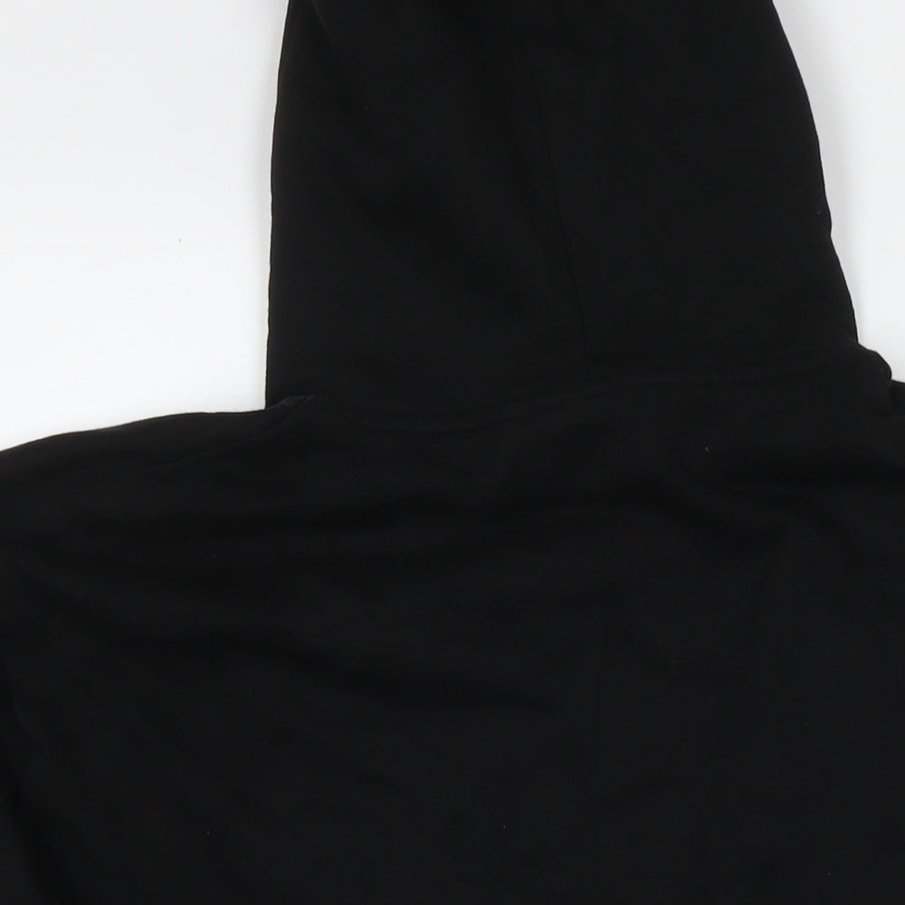 Bershka Mens Black Cotton Pullover Hoodie Size M - Lot