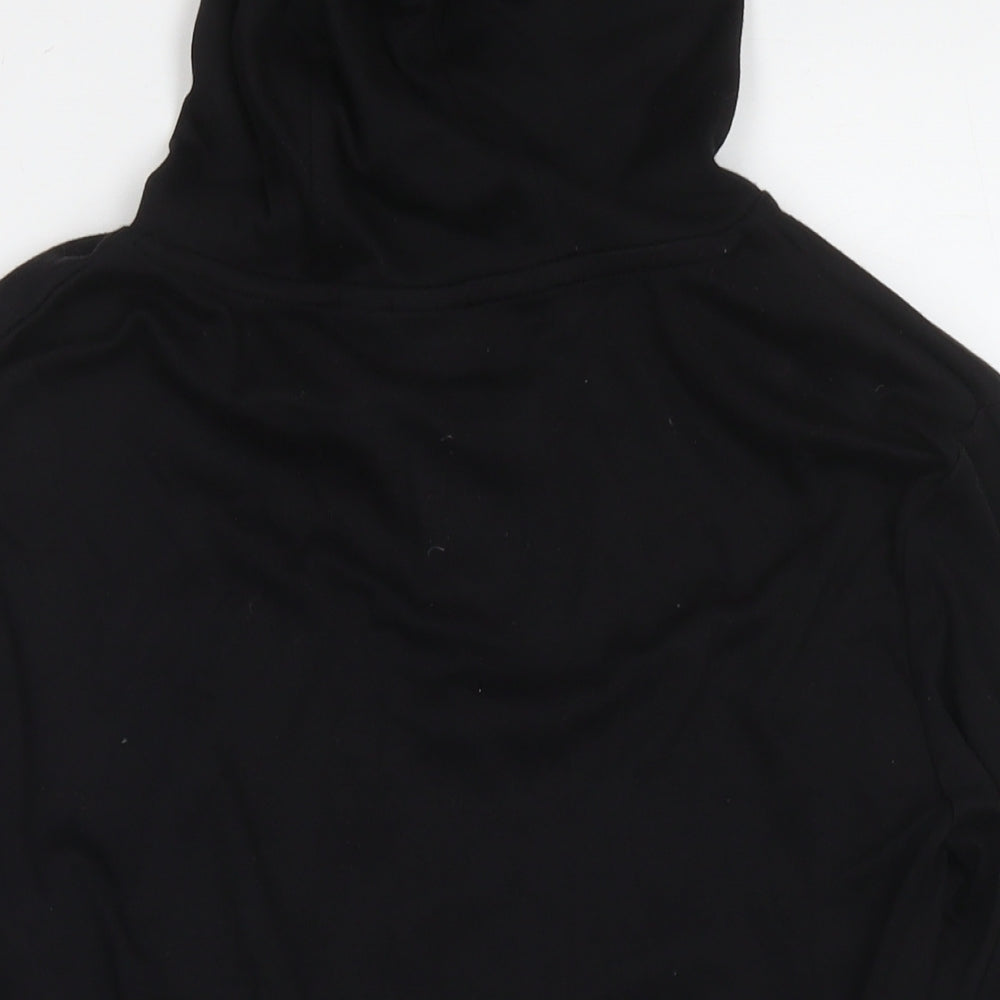LA Gear Womens Black Cotton Pullover Sweatshirt Size 10 Pullover - Logo