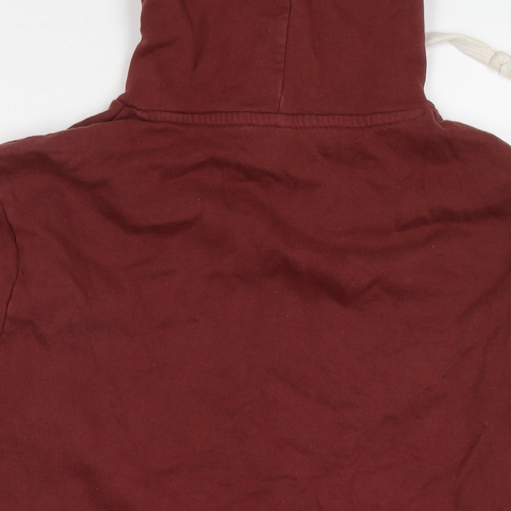 Teemill Mens Brown Cotton Pullover Sweatshirt Size S - Pockets