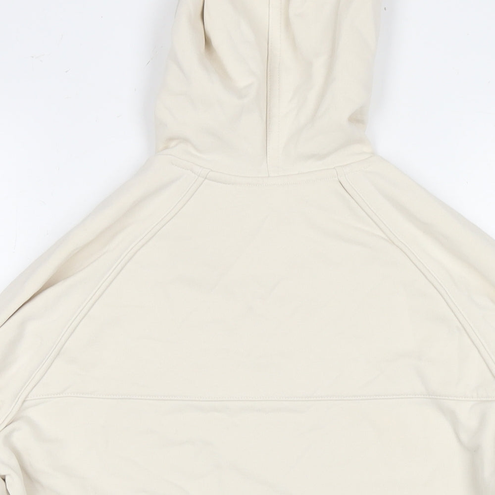 Autograph Womens Ivory Cotton Pullover Hoodie Size 8 Pullover